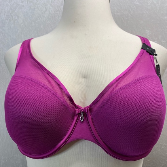 NWT Curvy Couture mesh push up bra - Picture 1 of 7